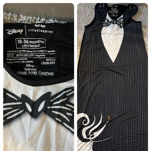 Little sleepies nightmare before Christmas Disney sleep bag 6-18m bamboo